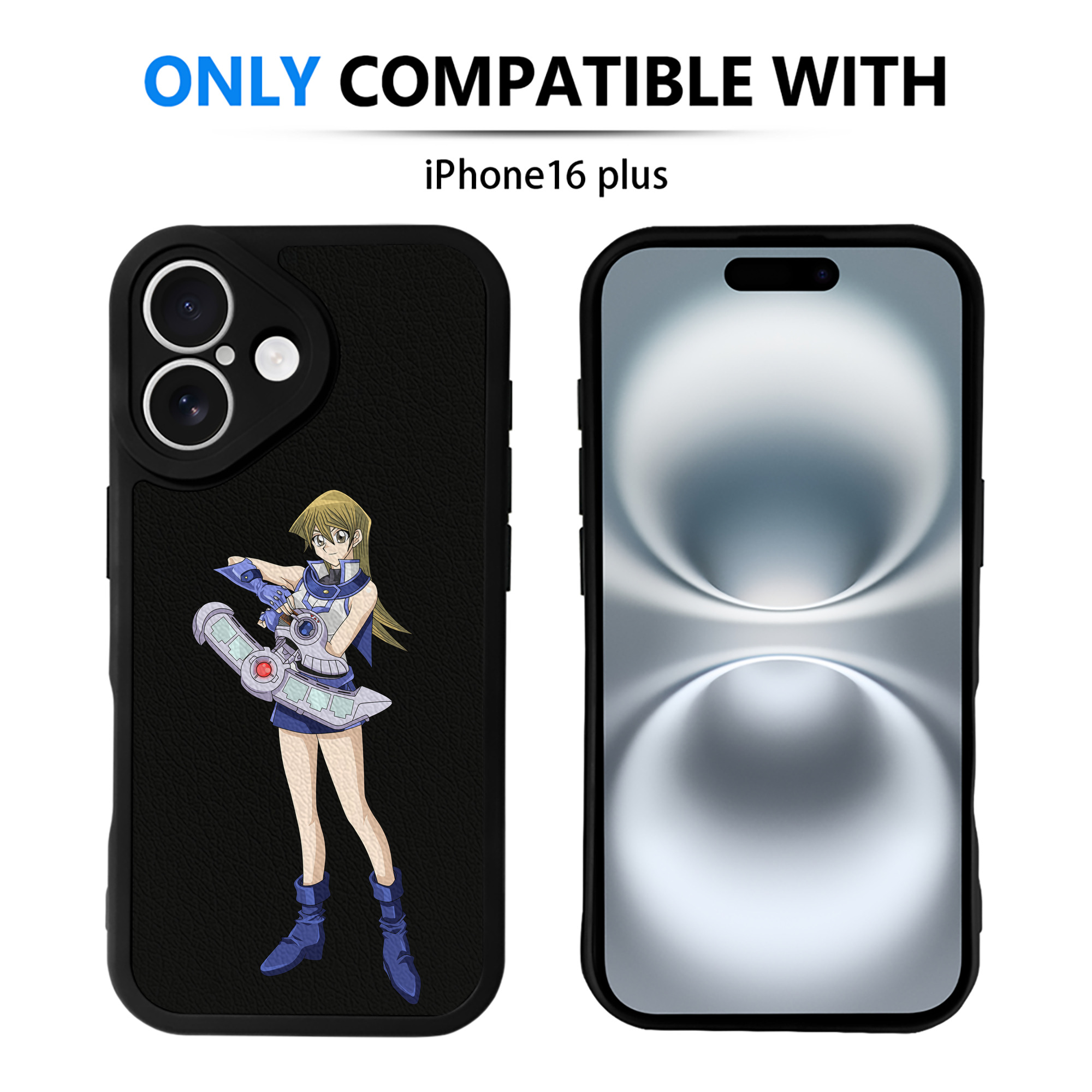 遊☆戯☆王 Yu-Gi-Oh! 【iPhone 16シリーズ対応】シリコンスマホケース（レザー調） 材質：シリコン
